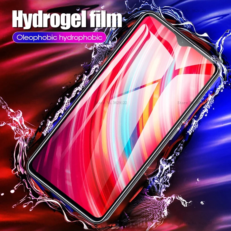 Гидрогелевая пленка для Xiaomi Redmi 8 Note 7 Pro 8T защитная с полным покрытием Mi 9 t Mi9 SE A2 A3