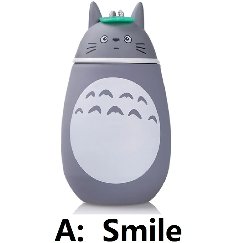 Милые термосы 280 мл Totoro термос чашка из нержавеющей стали теплоизоляция питьевой
