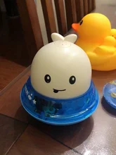 Luz intermitente de baño para bebé y Agua pulverizada, ballena de juguete, reacción al agua, juguetes de baño para bebé, lámpara, juguetes de baño