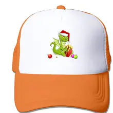 Унисекс Милая мультяшная бейсбольная бейсболка с сеточкой и регулируемым ремешком