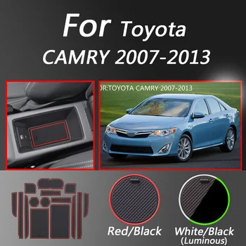 

Car Door Groove Mat For Toyota CAMRY 2007-2013 Gate Slot Pad Decoration Non-Slip Cup Mat Interior Car-Styling Accessories