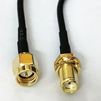 

50pcs SMA Male to SMA Female RG174 Cable Low Loss Antenna Extension Cord Wire Fixed Base 10/15/20/30/50cm 1m