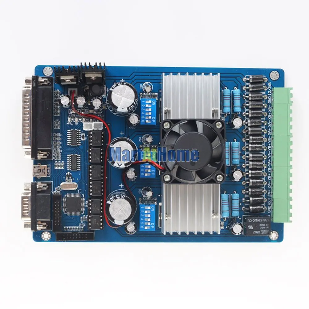 Intelligent CNC 3 Axis TB6560 Stepper Motor Driver Board Input DC 12~36V Output 3.5A PWM Can Drive 42 57 86 Stepper Motor