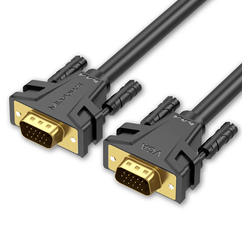 

1080P VGA Cable gold plated Connector VGA to VGA Cable for computer projector monitor screen 1.5m 3m 5m 8m 10m 12m 15m 20m