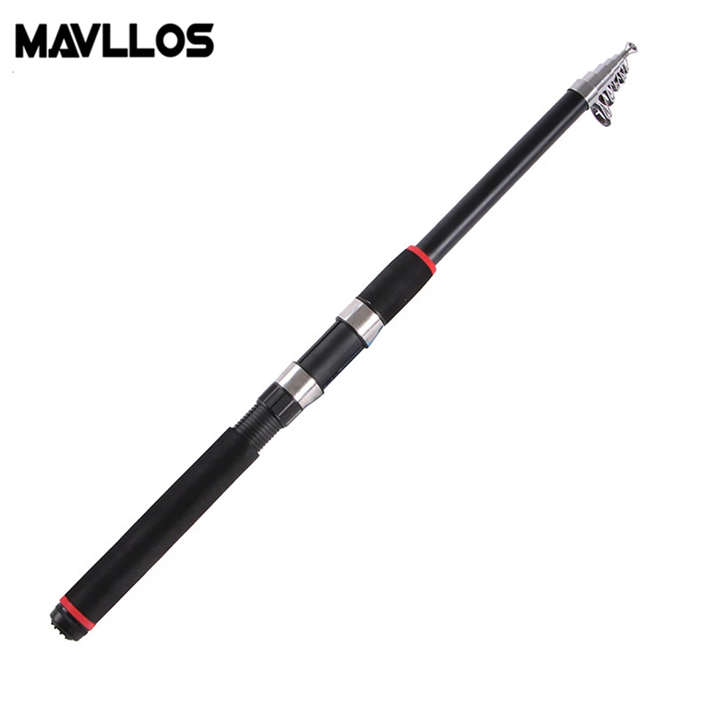 Mavllos сверхжесткая телескопическая удочка для соленой воды 2,1-3,0 м, вес приманки 7-28 г, углеродное волокно, удочка для спиннинга, удочка для ловли рыбы