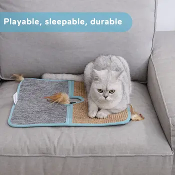 

Cats Scratcher Paw Pads Pet Furniture Sisal Hemp Cat Scratcher Pad Mat Wall Saver Corner Pet Scratcher Protective Floor Cover