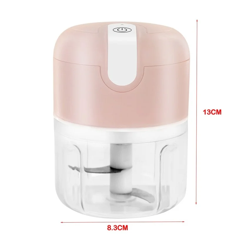 Electric Food Mixers Kitchen Garlic Chopper Meat Garlic Masher Press Vegetable Chili Chopper Press Home USB Mini Masher Machine garlic chopper food mixer