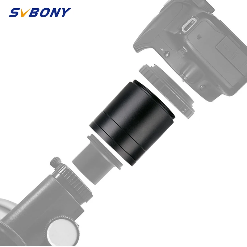 SVBONY T2 Telescope Extension Tube Kit 5mm 10mm 30mm M42x0.75 for
