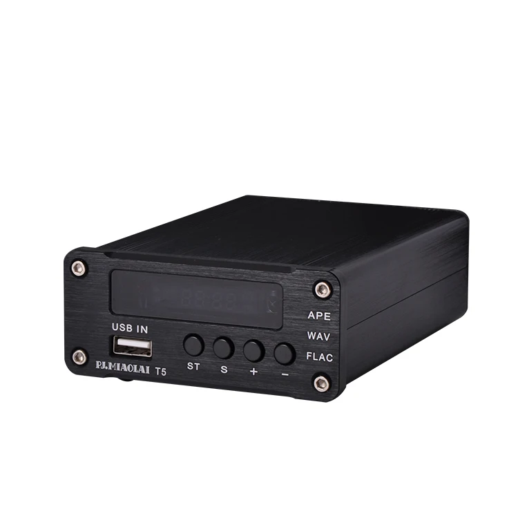 HIFI-плеер T5 цифровое аудио декодирование lossless музыка волокно коаксиальный аналоговый сигнал выход Поддержка APE FLAC ANSI MP3 плеер