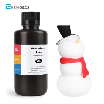

ELEGOO ABS-Like Resin 3D Printer Resin LCD UV-Curing Resin ABS-Like Standard Photopolymer Resin 500ml White for LCD 3D Printing