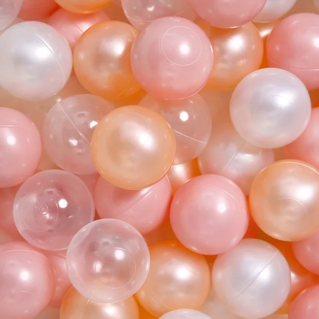 Ball Pit Balls - 100 Pieces Phthalate Free BPA Free Plastic Ocean Balls Crush Proof Stress Balls for Kids Playhouse Pool Bal 2