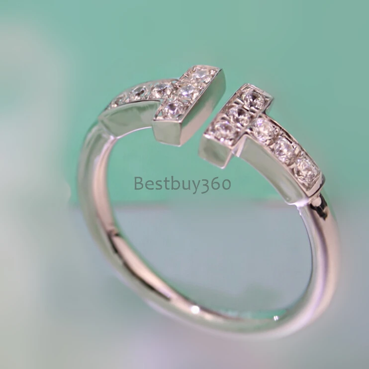 

diamant ring 925 sterling silver ring PT950 high end ceremony lovers finger ring customize ring US size from 4 to 12 (JSA)
