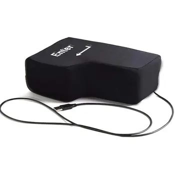 

Hand Pillows Usb Big Enter Key Computer Large Enter Key Desktop Pillow Vent Enter Key Lightweight Office Accessories