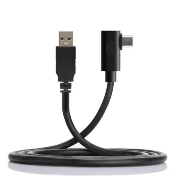 

Fit for Oculus Link VR USB 3.1 Type-C Left Right Angled Type to Standard USB3.0 Data Cable