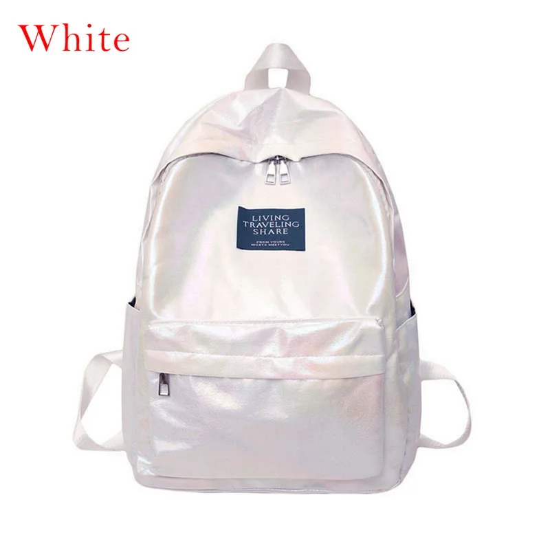 white(style1) Женский рюкзак, модный нейлоновый рюкзак для путешествий, школьный рюкзак для девочек, женский рюкзак, вместительная школьная сумка для девочек, дорожная сумка - Цвет: white(style1)