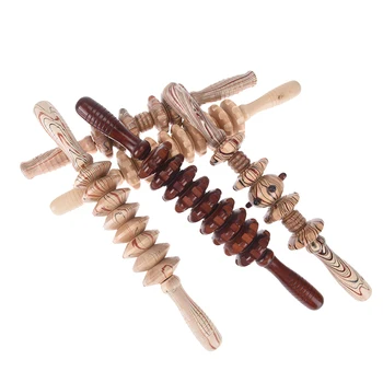 

Trigger Point Recovery Tool Deep Relax Gear Massage Stick Sports Full Body Muscle Massager Wood Roller Stick