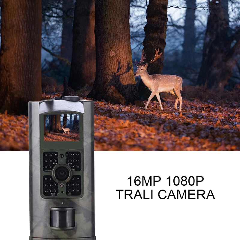 SUNTEKCAM Hunting Trail Camera Wildlife 16MP 1080P IR Scouting Cam Night Vision 