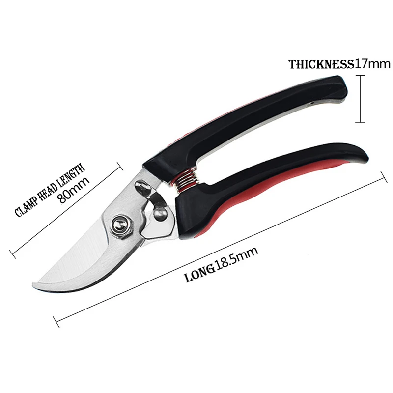 18cm Garden Pruning Shear Grafting ToolFruit Tree Pruning Shears Bonsai Pruners horticulture Stainless Scissor DIY Trimmer Tools