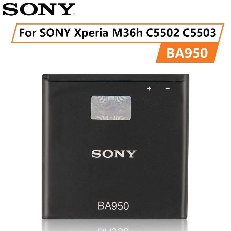 Оригинальный аккумулятор Sony для SONY Xperia M36h C5502 C5503 AB-0300 ZR SO-04E BA950 2300 мАч оригинальный