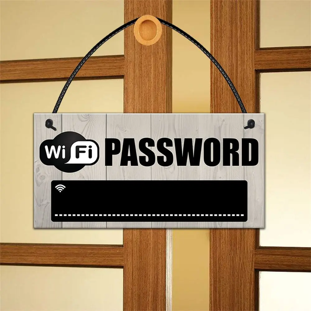 1 шт. деревянная WiFi подвесная меловая доска с паролем кофейная панель вечерние