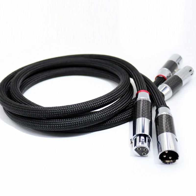 Pair Monosaudio SQ-88B HIFI Silver Plating XLR Plug interconnect audio cable Pair Monosaudio SQ-88B HIFI Silver Plating XLR Plug interconnect audio cable