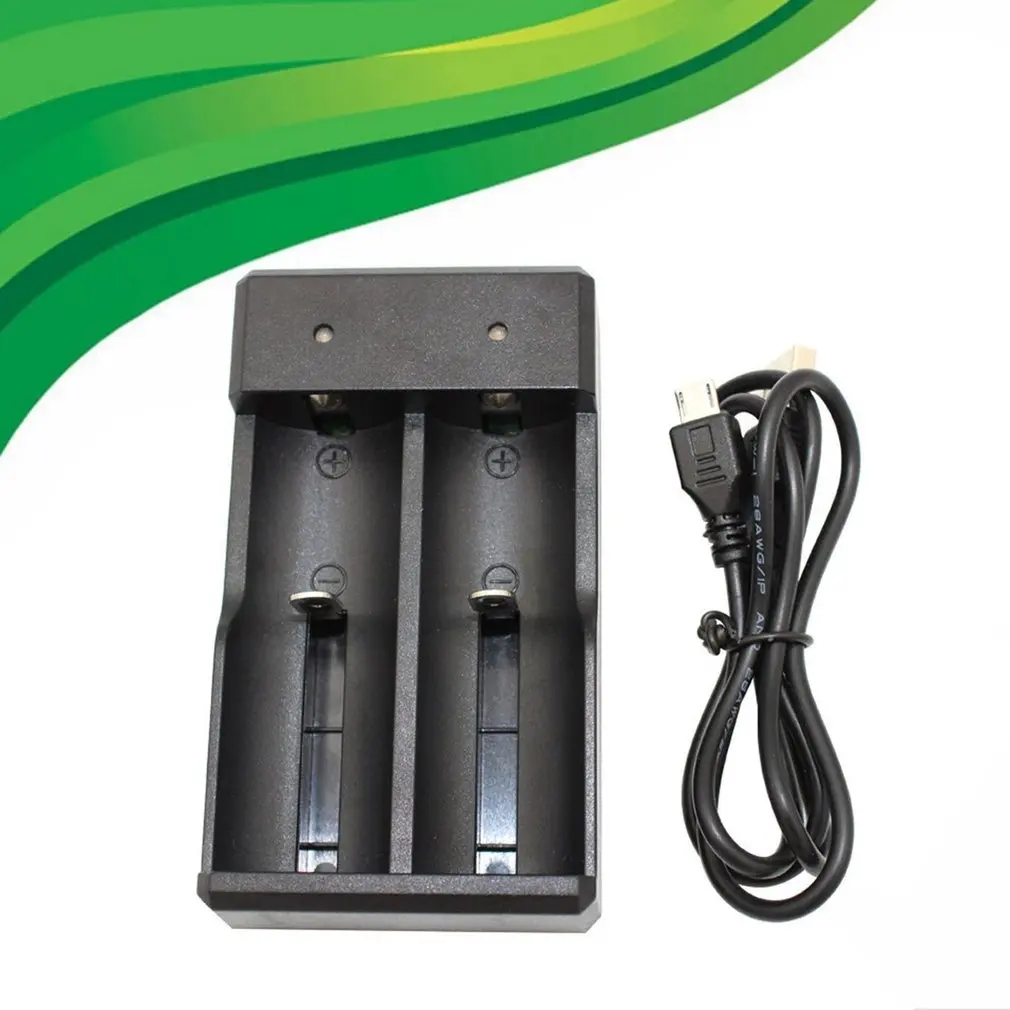 Многофункциональное умное usb-устройство для Батарея Зарядное устройство для 18650/18500/16340/14500 литий-ионный аккумулятор Батарея двойной слот Портативный Зарядное устройство
