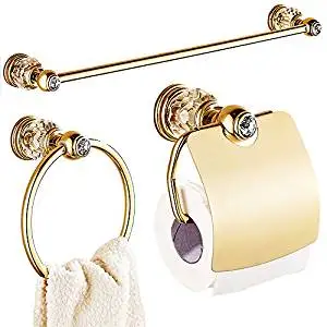 Аксессуары для ванной Наборы полотенец кольцо держатель рулона туалетной бумаги Матовый никель Товары для ванной комнаты Аксессуары для ванной комнаты хром