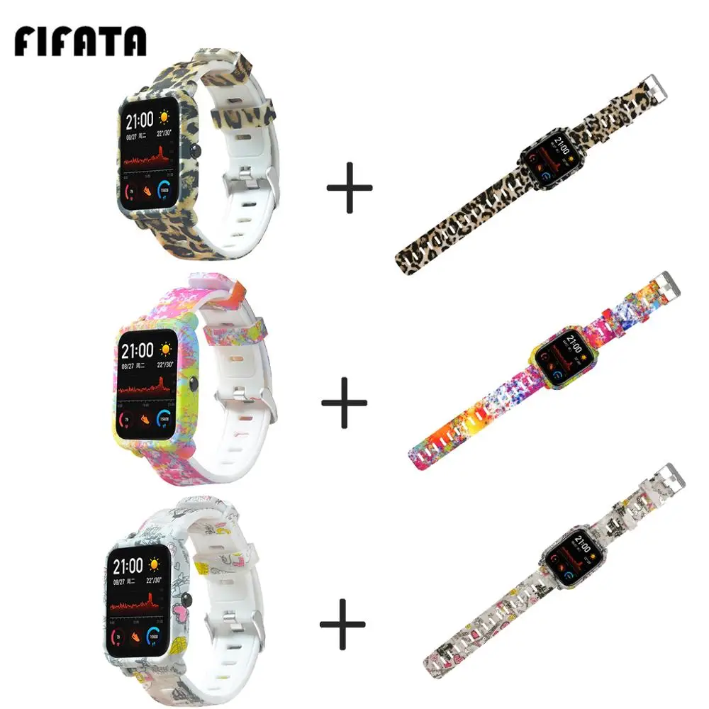 FIFATA Новый Цветной силиконовый сменный ремешок для Huami Amazfit GTS часов чехол