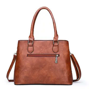 

Fashion Women's Outdoor Solid Color Handbag Large Capacity Leather Crossbody Bags For Women With Wide Shoulder Strap /E