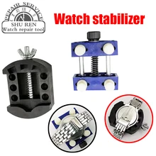 Инструменты для ремонта часов, держатель для часов, пластиковый держатель, держатель для часов, карманные часы, ремонт и обслуживание батареи, фиксированная база