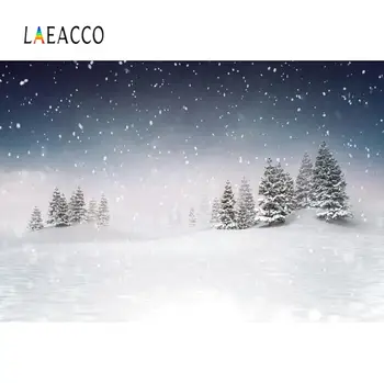

Winter Forest Backgrounds For Photography Pine Tree Snow Snowflake Natural Outdoor Scenic Photo Backdrop Photo Studio Photocall