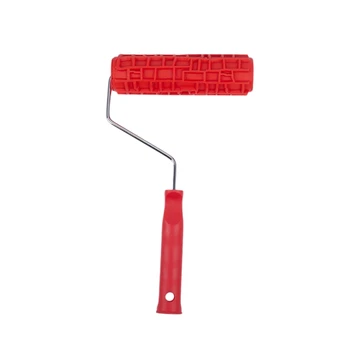 

Fashion7inch Embossing Brick Wall Grain Paint Roller Replacement Painting Brush Sleeve