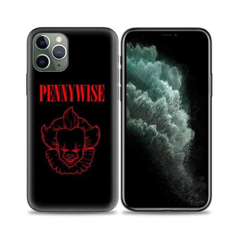 Pennywise клоун ужас чехол для Apple iphone 11 Pro XS Max XR X 7 8 6 6S Plus 5 5S SE 5C Мягкий ТПУ чехол для телефона - Цвет: B13