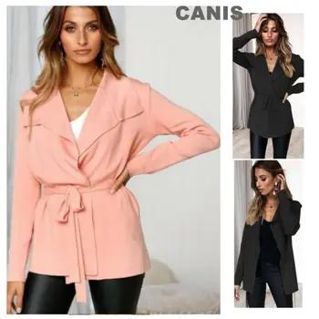 

New Women Ladies Fashion Casual Autumn Winter Jacket Coat Long Sleeve Solid Comfy Jacket Party Clubwear
