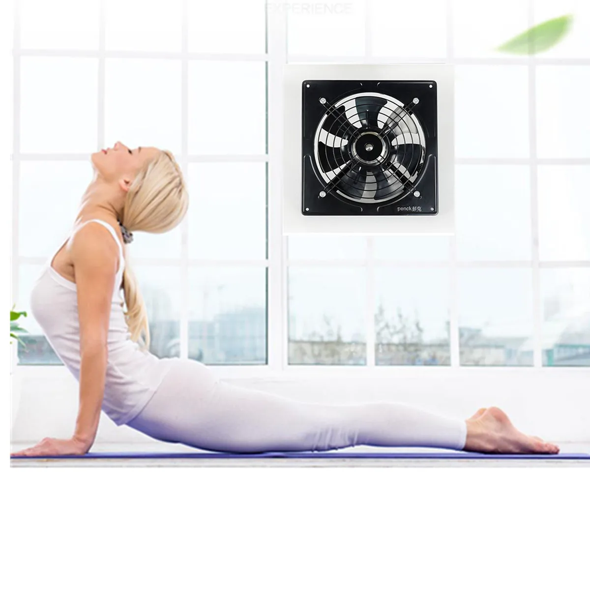 220V 12 inch Metal Exhaust Fan High Speed Air Extractor Window Ventilation Fan for Kitchen Ventilator Axial Industrial Wall Fan 220V 12 inch Metal Exhaust Fan High Speed Air Extractor Window Ventilation Fan for Kitchen Ventilator Axial Industrial Wall Fan