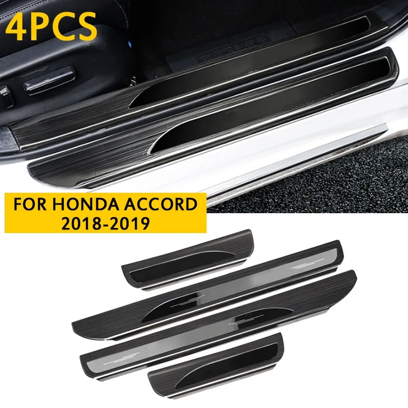 Новая педаль из нержавеющей стали пороговая для порога двери подходит Honda Accord 2018