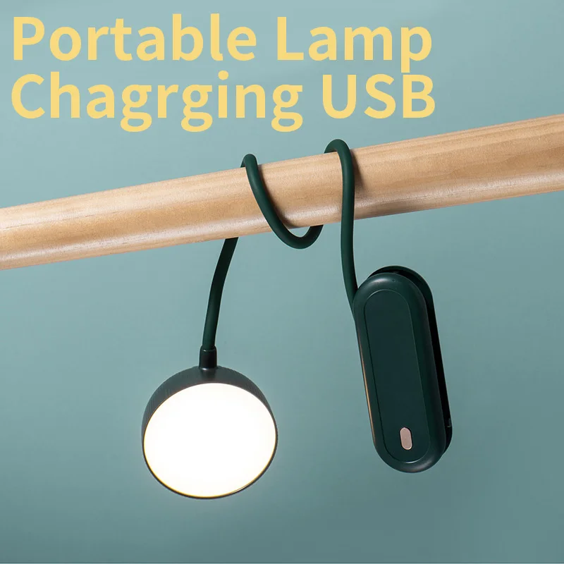 Светодиодсветодиодный Настольная лампа с USB-зарядкой гибкий светильник для