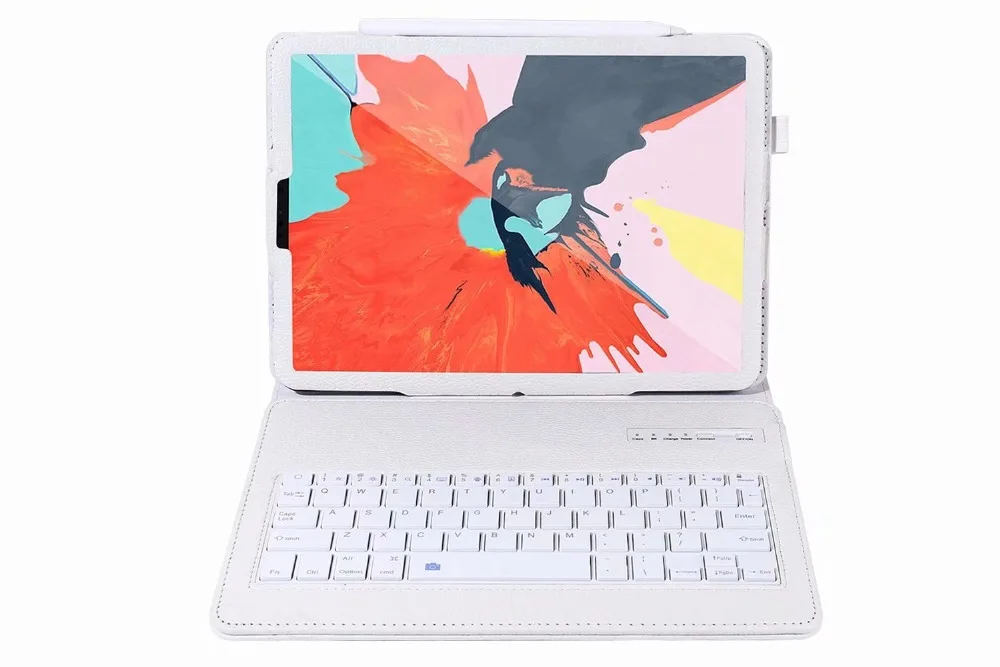 Съемный беспроводной Bluetooth клавиатура чехол для планшета для iPad Pro 11 дюймов кожаный чехол-подставка для iPad pro 11+ подарок