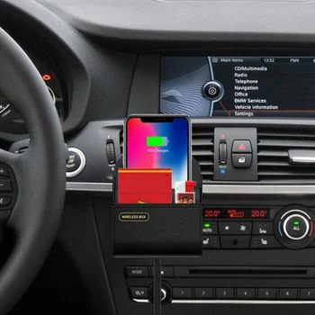 

Wireless Car Charger Fast Charging Pad Stand Air Vent Storage Charge Station Box for Vehicle New Arrival