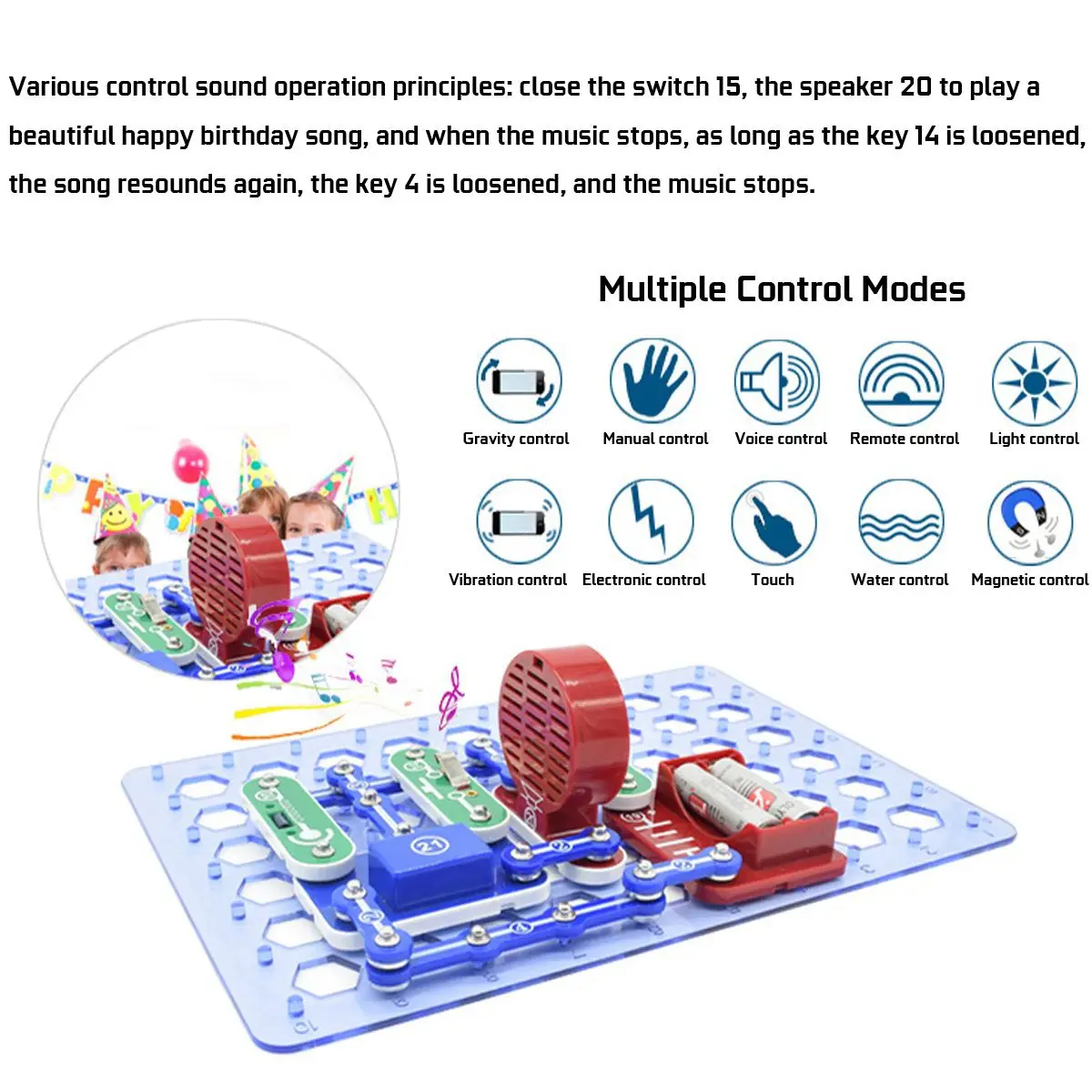 Over 2000 Kinds Compound Mode Switch Circuits Electronics Block Kit Electric Educational Assembling Toys DIY Science Toy for Kid