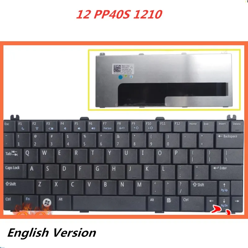 Клавиатура с английской раскладкой для ноутбука Dell Inspiron Mini 12 PP40S 1210 | Компьютеры и