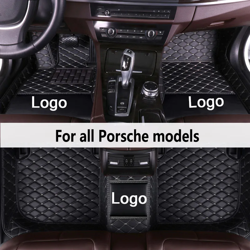 Автомобильные коврики MIDOON для Porsche 718 911 Boxster Cayenne Macan Panamera 2004 2005 2006 2007 2008 2009 2010 2011