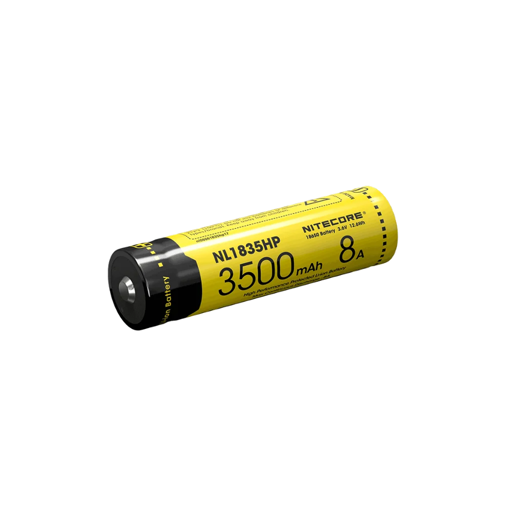 NITECORE качественный литий-ионный аккумулятор NL1835R/NL1835HP 3,6 V 18650 зарядный порт Micro-заряжаемый через интерфейс USB фонарь Аккумулятор для фонарика