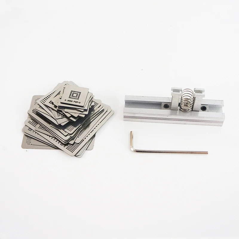 47pcs Game Console Directly Heating Stencils Holder Template Holder PS3/XBOX360/WII BGA Reballing Chips Repair