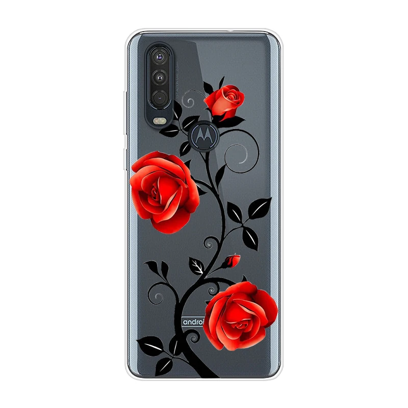 Для Motorola One Action чехол 6,3 ''мультяшная мягкая ТПУ Силиконовая задняя крышка для MOTO One Action OneAction чехол для телефона funda One Vision - Цвет: 31