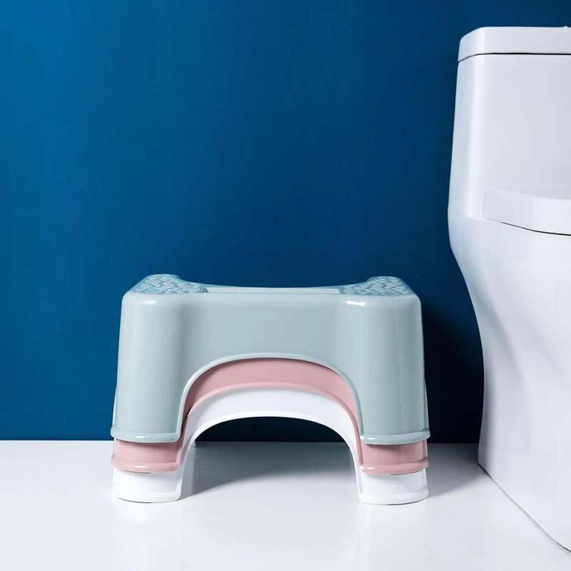 

HOT-U-Shaped Squat Toilet Stool Anti-Slip Mat Bathroom Assistant Assistant Foot Pad To Constipation Pile
