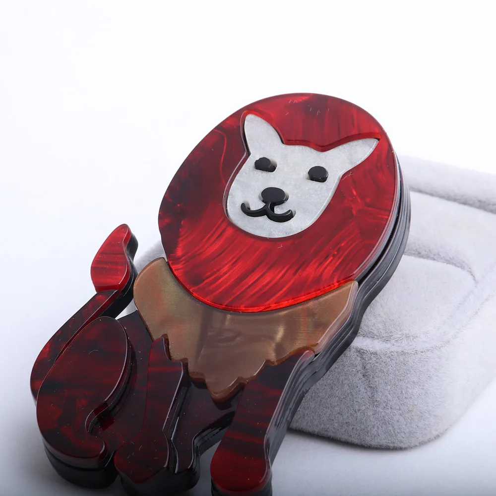 resin brooch