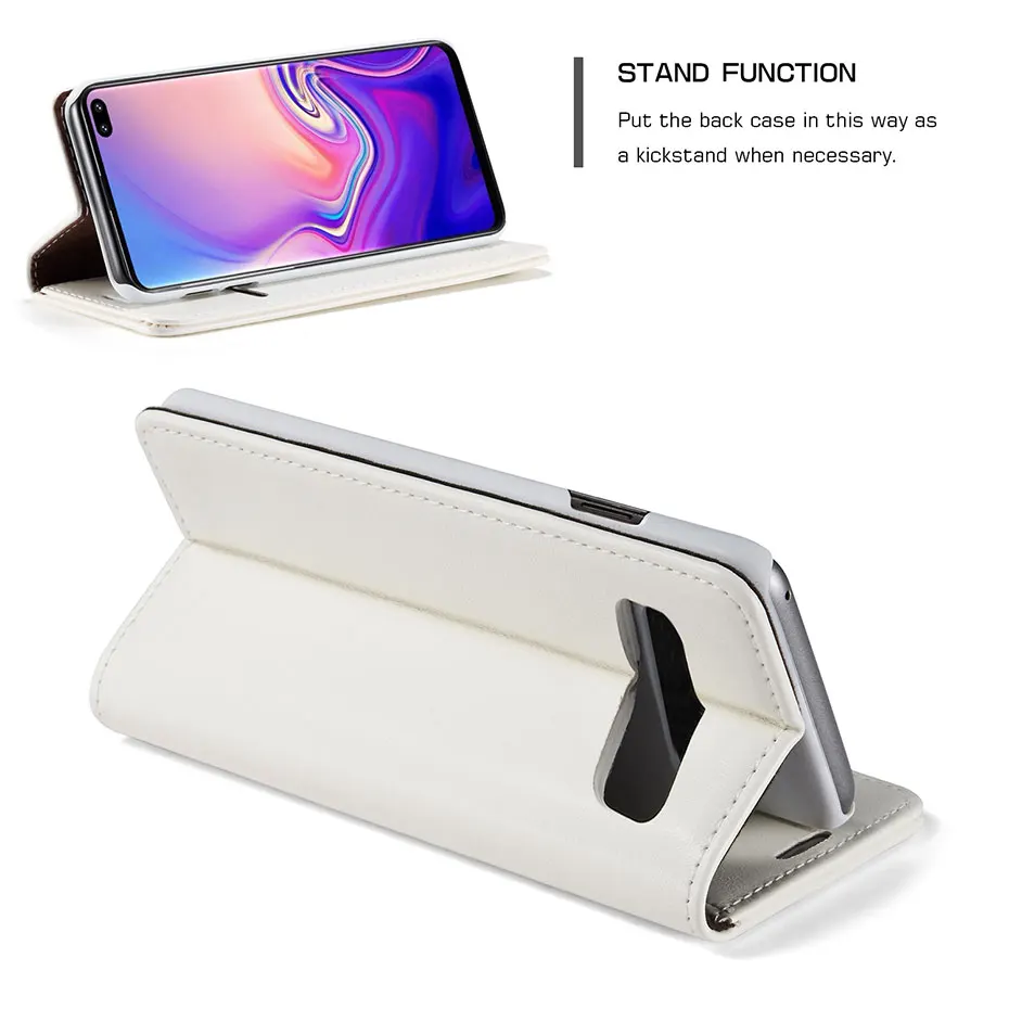 Модный чехол кошелек из искусственной кожи с откидной крышкой для Samsung galaxy S6 S7 S8 S9