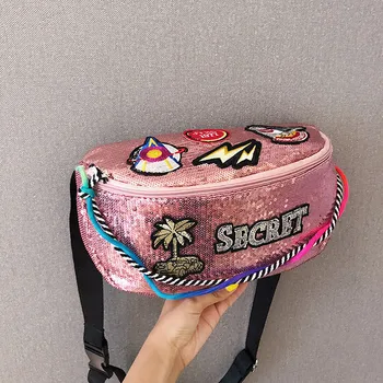 

WaistBag Women 2019 Personality Travel Pockets Fashion Letters Sports Messenger nerka torebka sac banana banano de cintura