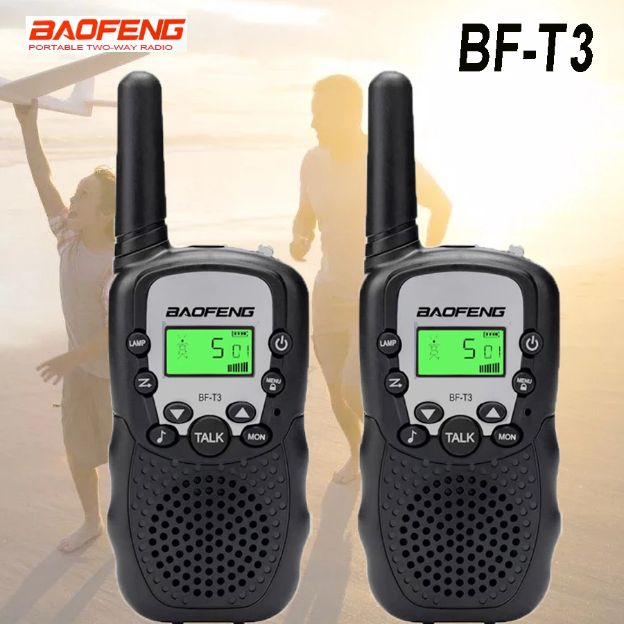 Портативная мини рация Baofeng T3 2 шт./компл. детская Подарочная 0 5 Вт двухсторонний